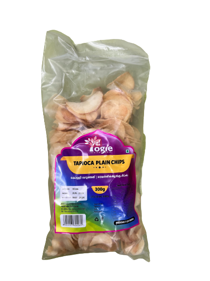 Yogie Tapioca Chips Plain 300G