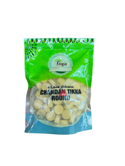 Yogie Chandan Tikka Round 100G