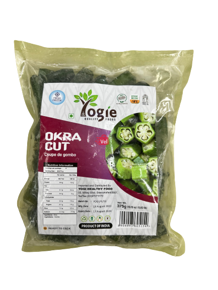 Yogie Cut Okra 375G Frozen