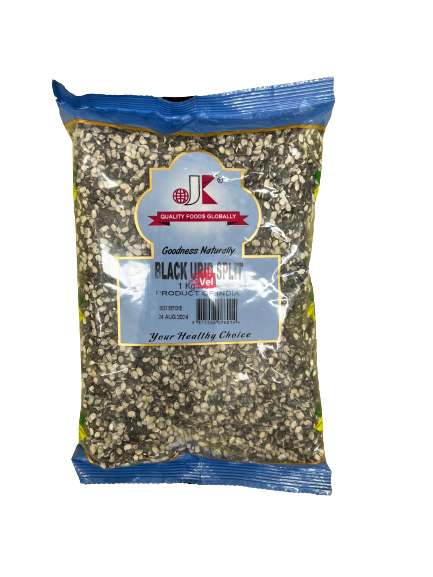 Jk Black Urid Split With Skin 1kg