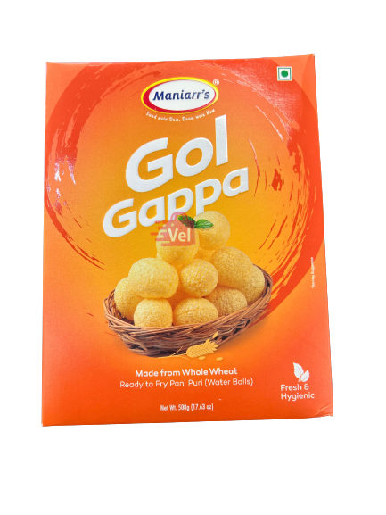 Maniarrs Whole Wheat Gol Gappa 500G