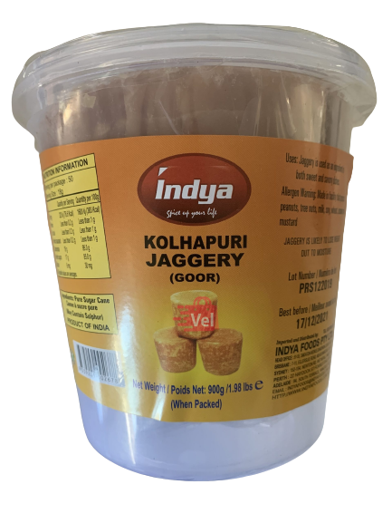 Indya Kolhapuri Jaggery 900G