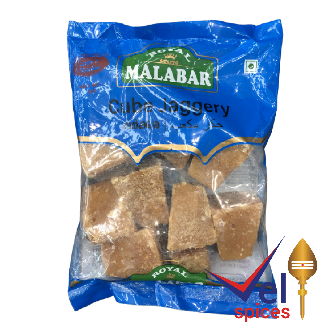 Malabar Jaggery Square 1Kg Dark