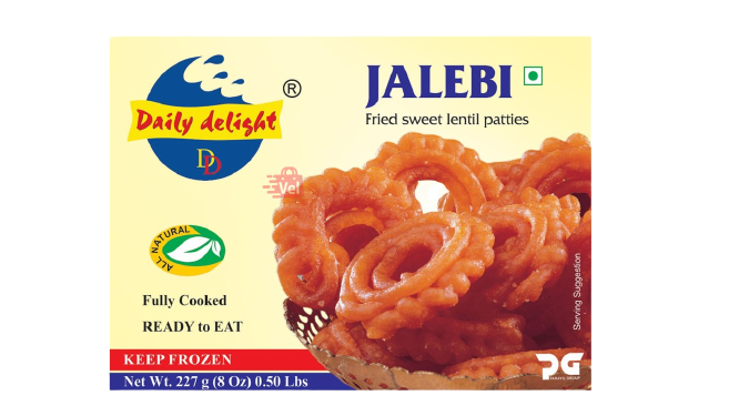 Daily Delight Jalebi 227G Frozen