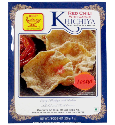 Deep Red Chilli and garlic Khichiya 200G