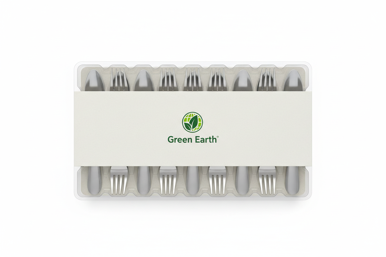 Green Earth Silver Fork 50Pcs
