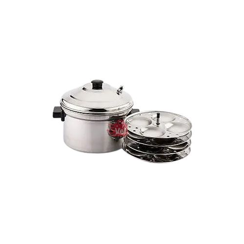 Madhu Idli Cooker Stainless Steel 4 Plates