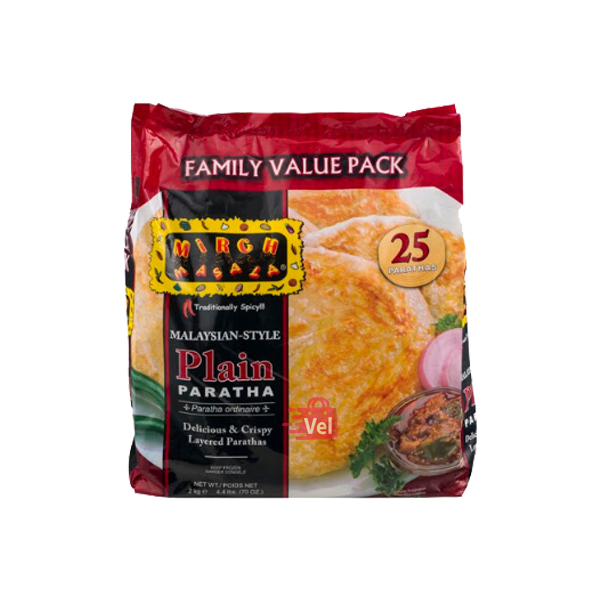 Mirch Plain Paratha 25Pcs Frozen