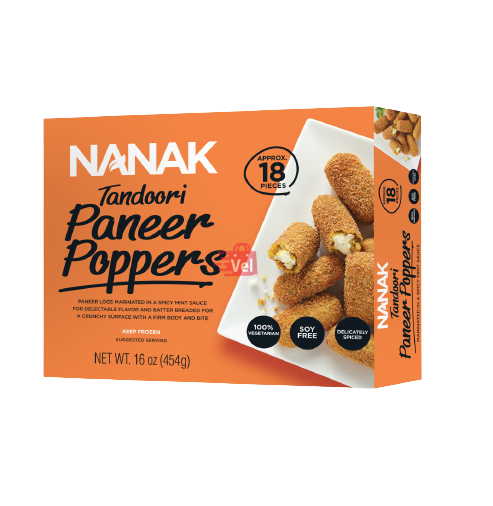 Nanak Tandoori Panner Poppers 454G Frozen
