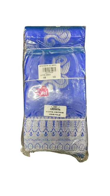 Omt Archana Kotta Cotton Visiri Fold Saree