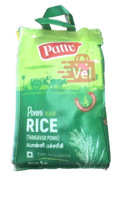 Pattu Ponni Raw Rice 5kg