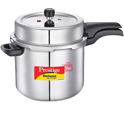 Prestige Deluxe Alpha SVACHH Stainless Steel Pressure Cooker 8 Litre