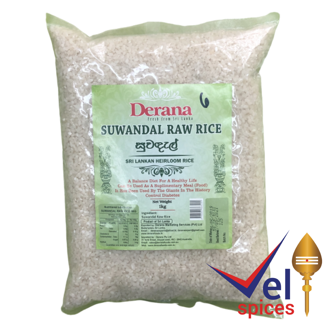 Derana Suwandal Raw Rice 1Kg
