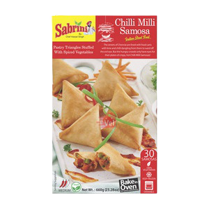 Sabrini Chilli Milli Samosa 660g Frozen