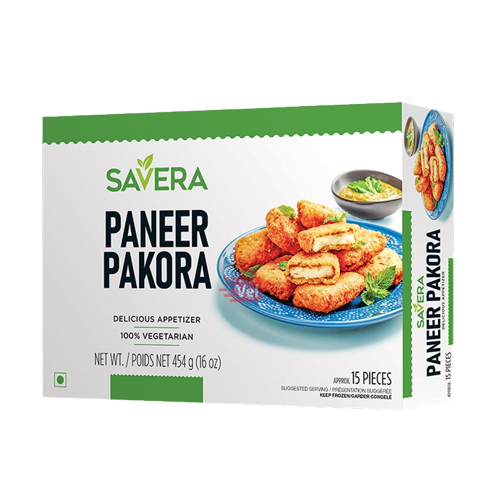 Savera Paneer Pakora 454G Frozen