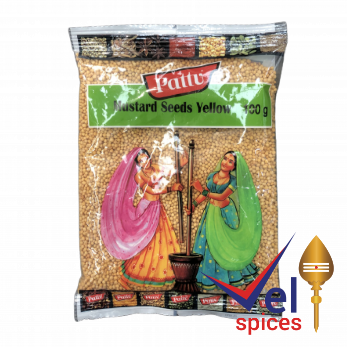 Pattu Mustard Seeds Yellow 100G