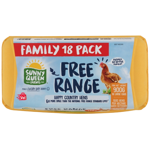Sunny Queen 18 Large Free Range Eggs 900g – Vel Spices Foto & Idee Sunny Queen 18 Large Free Range Eggs 900g – Vel Spices