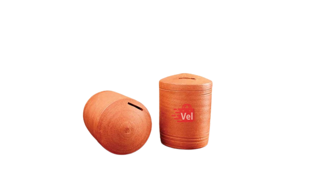 Yogie Kudukka Red Cylinder Clay Money Saving (Undiyal Clay) Each