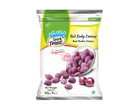 Vadilal Pyas (Red Onion Shallot) 312G Frozen