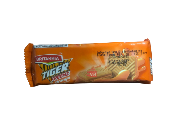 Britannia Tiger Orange Biscuits 75g