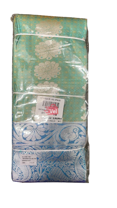Omt Mithra Silver Jari Visiri Fold Saree