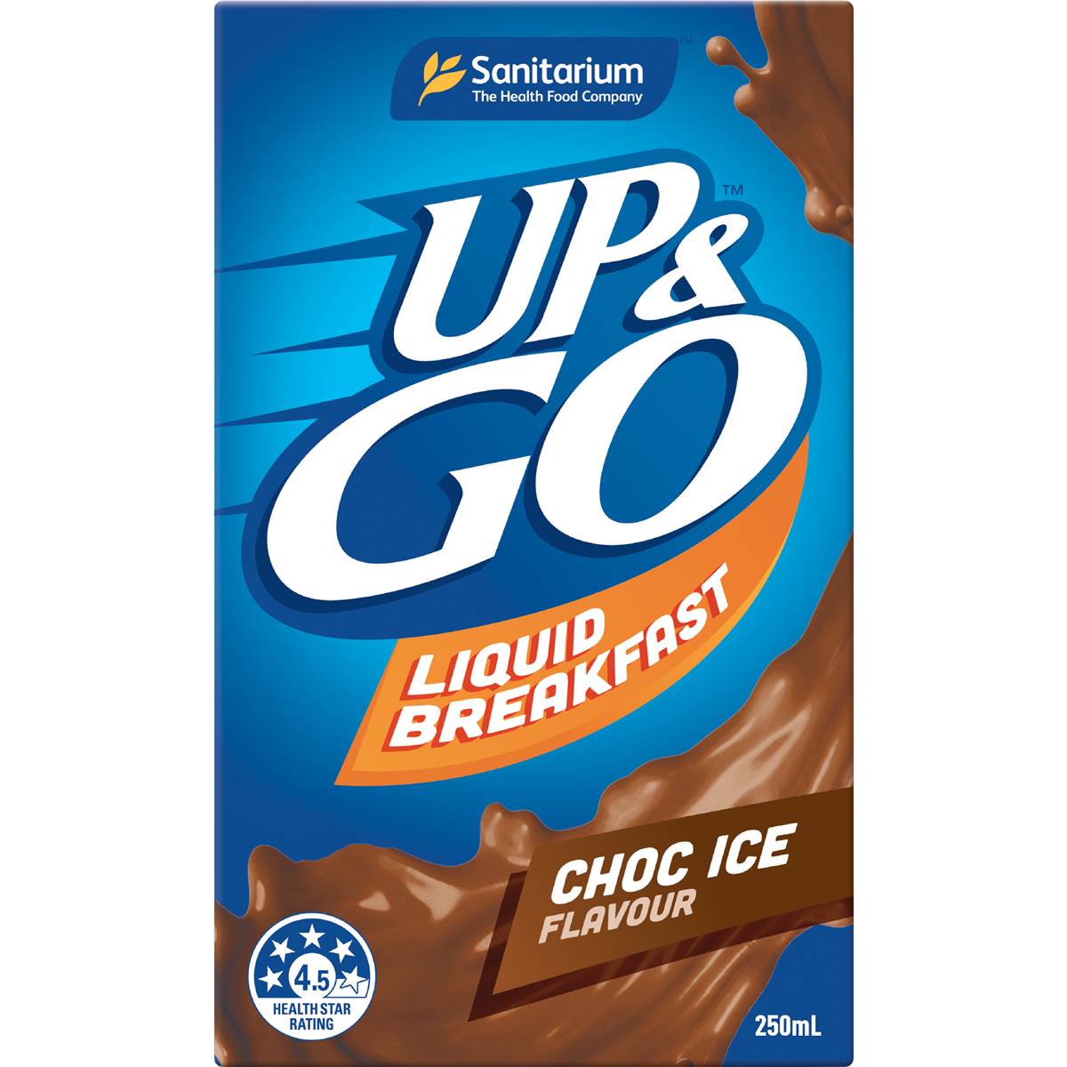 Up&Go Liquid Breakfast Choc Ice 250mL x 3 pack