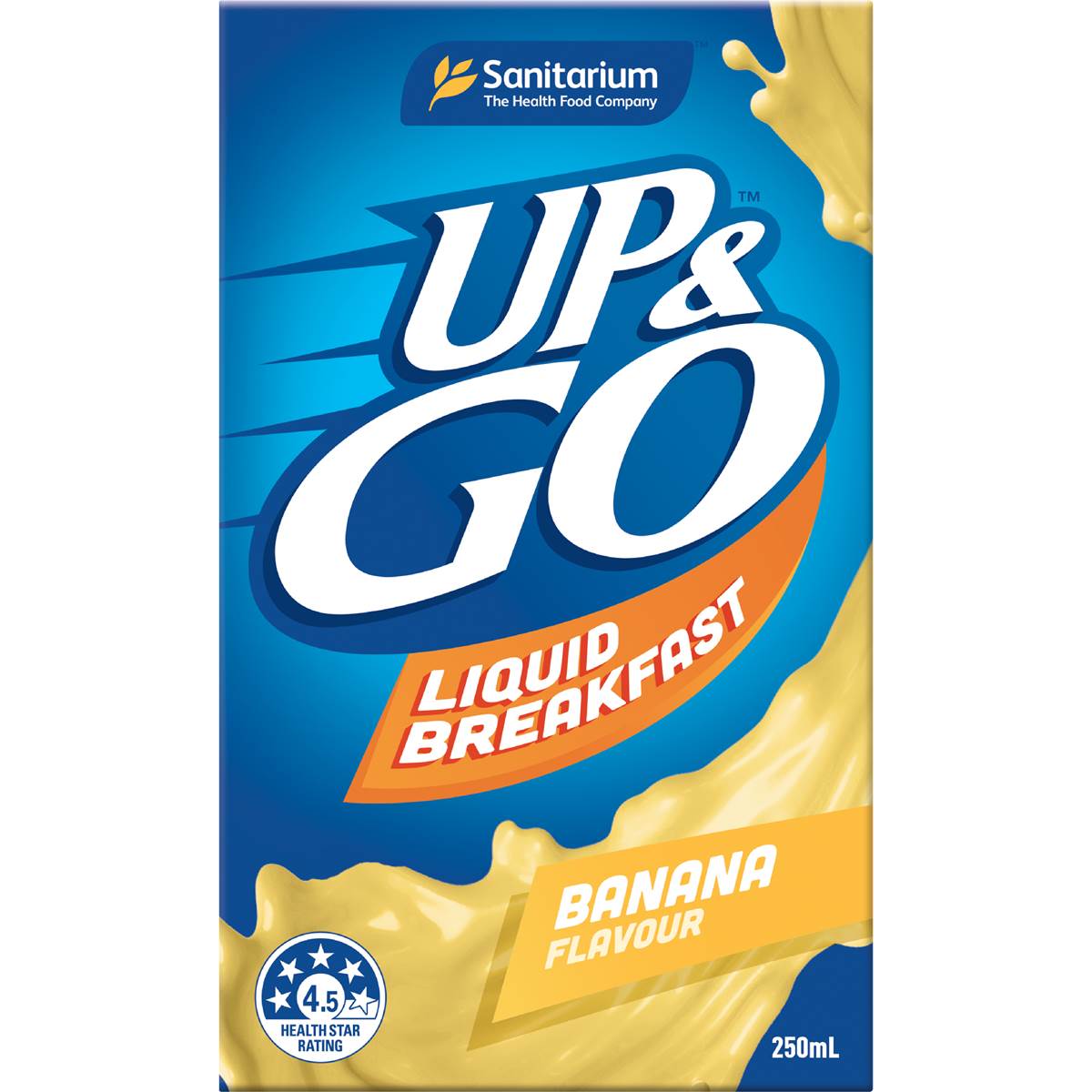Up&Go Liquid Breakfast Banana 250mL x 6 pack
