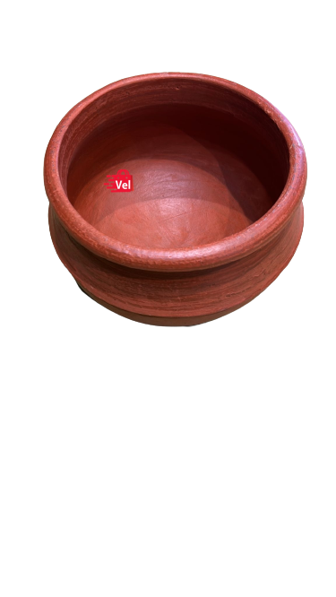 Yogie_Kuzhuyan_Chatti_Red_Odal_18Cm_Clay