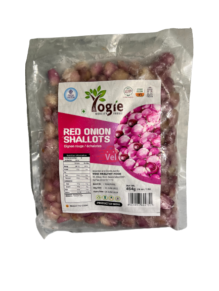 Yogie Red Shallot Onion 454G Frozen
