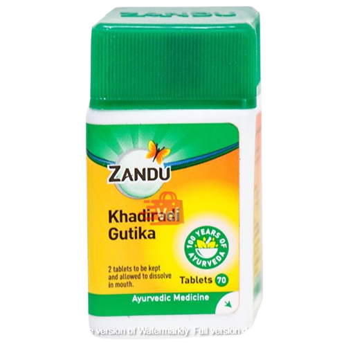 Zandu Khadiradi Gutika 70G
