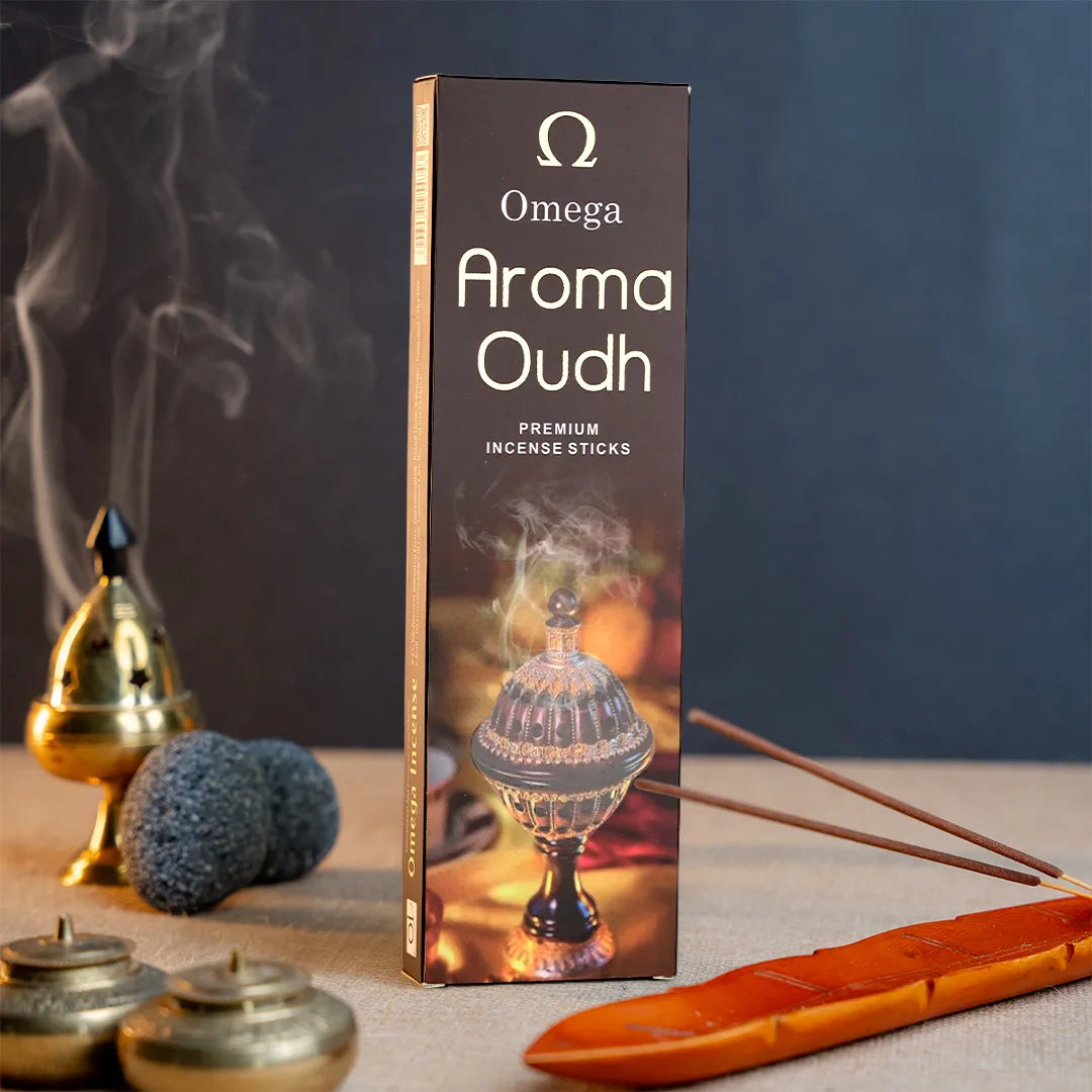 Omega Aroma Oudh Incense Sticks 100G