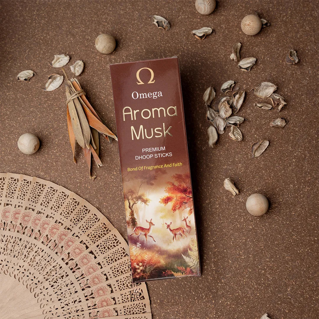 Omega Aroma Musk Dhoop Sticks 100G