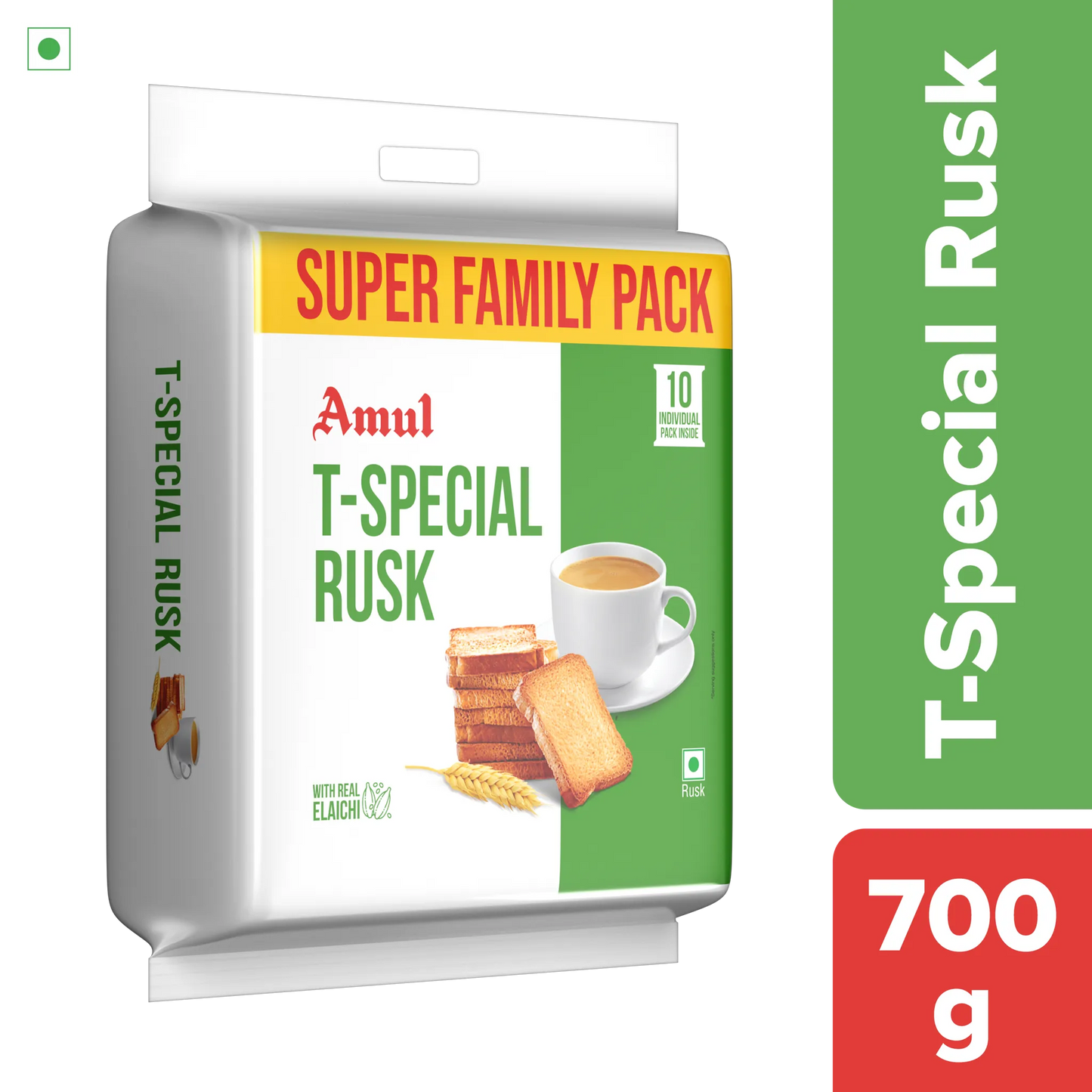 Amul T-special Rusk 700g (10 pcs pack)