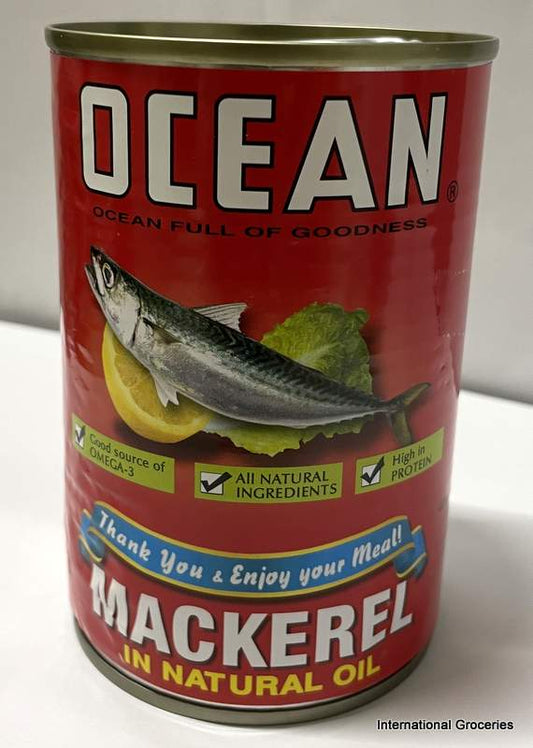 OCEAN RED MACKEREL  NATURAL OIL 425G X3PCS