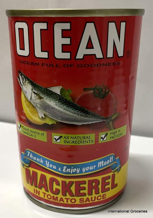 OCEAN RED MACKEREL IN TOMATO SAUCES 425GX3PCS