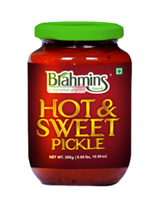 Brahmins Hot Sweet Pickle 300G
