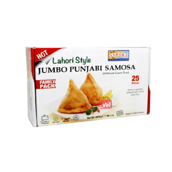 Ashoka Lahori Style Jumbo Punjabi Samosa 1.875kg Frozen