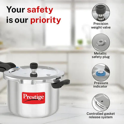 Prestige SVACHH Aluminium Pressure Cooker 7.5 Litre