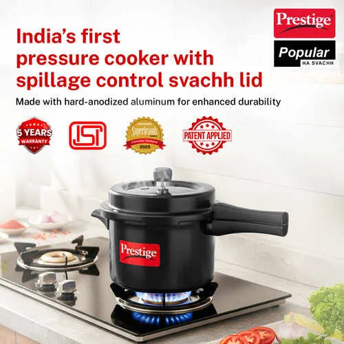 Prestige SVACHH Hard Anodised Pressure Cooker 5 Litre