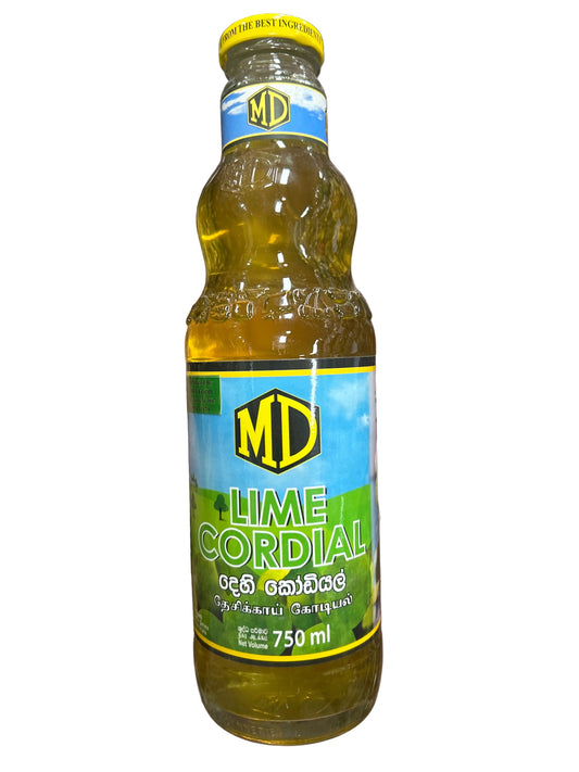 Md Lime Cordial 750Ml