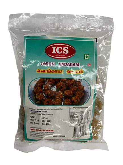 Ics Onion Vadagam 100G