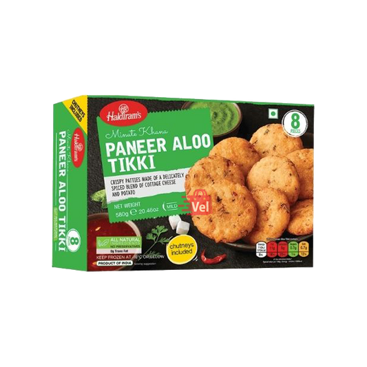 Haldirams Paneer Aloo Tikki 580G Frozen
