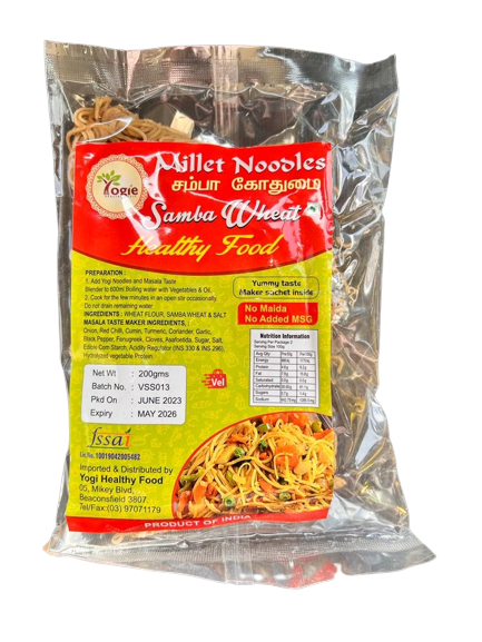 Yogie Samba Wheat Millet Noodles 200G