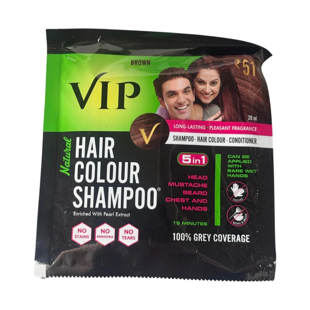 Vip Shampoo Brown 20Ml