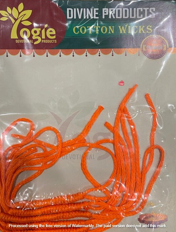 Yogie Hand Thread Orange Colour 5Pcs