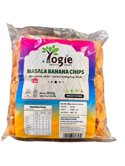 Yogie Masala Banana Chips 800G