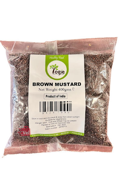 Yogie Brown Mustard Seeds 400G