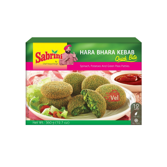 Sabrini Hara Bhara Kebab 360G Frozen