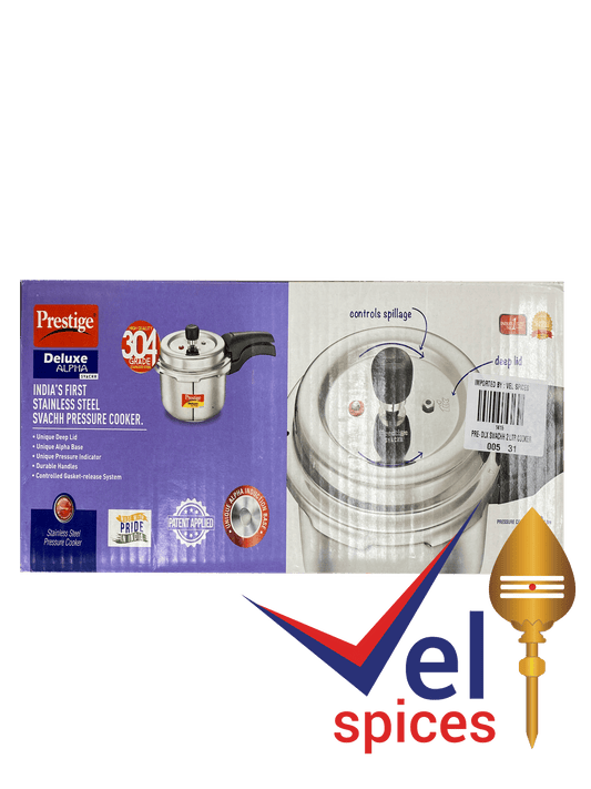 Prestige Deluxe Alpha Svachh Stainless Steel Pressure Cooker 2L
