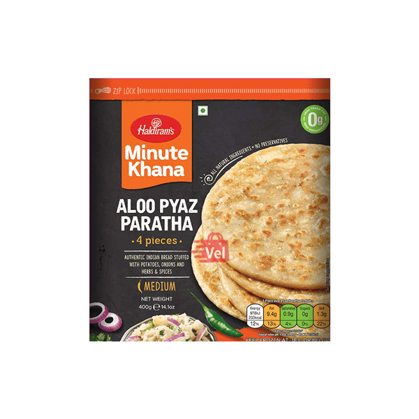 Haldirams Pyaz Aloo Paratha 400G Frozen